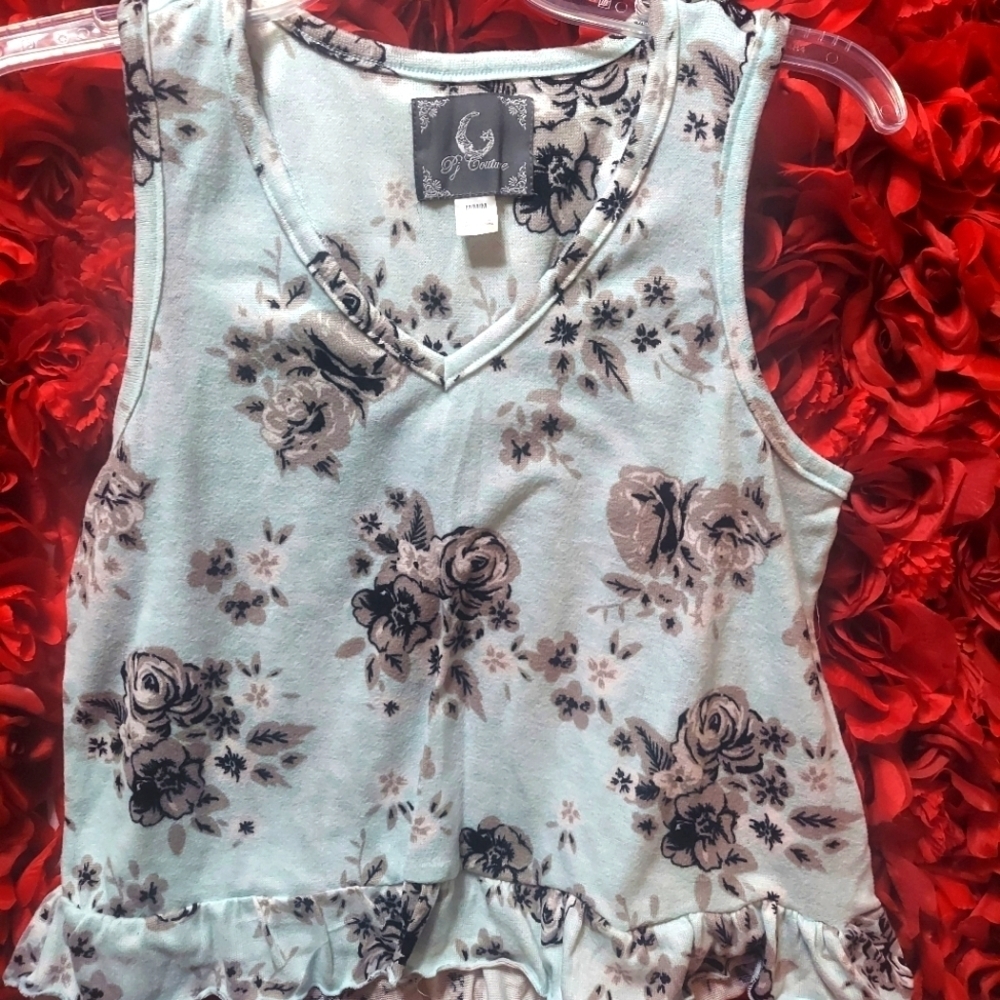 PJ Couture Girls Size Medium Pajama Pants Set
